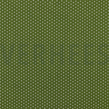 POPLIN MINI STARS DARK GREEN (hover)