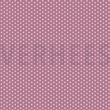 POPLIN MINI STARS MAUVE (hover)