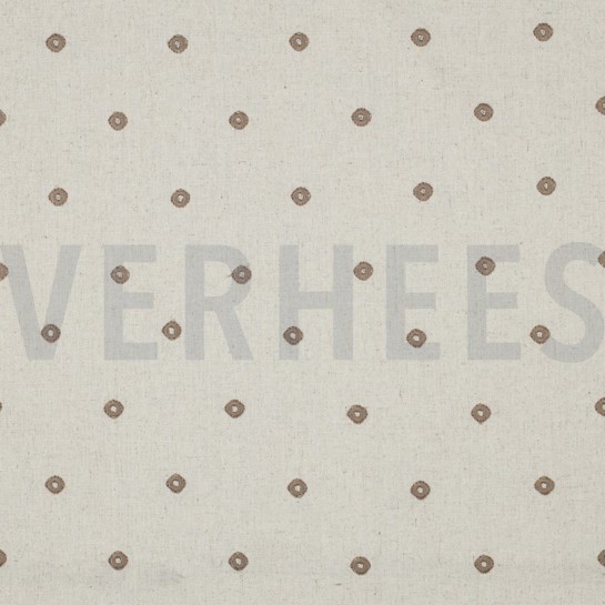 LEINEN VISKOSE STICKEREI QUADRAT SAND #7