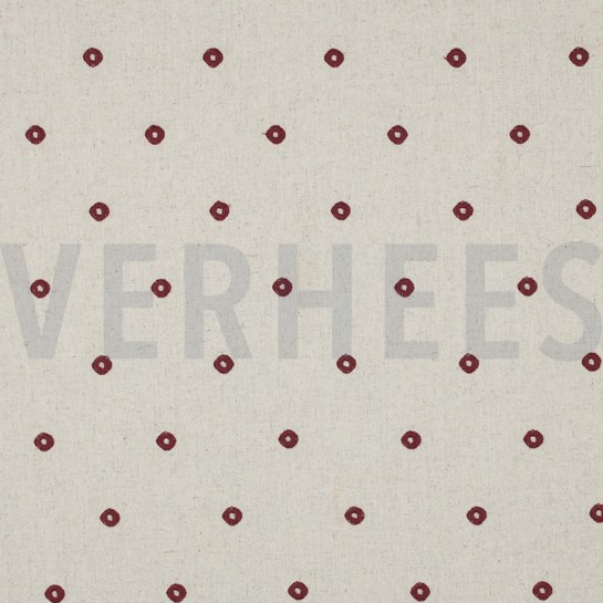 LEINEN VISKOSE STICKEREI QUADRAT BLUSH #7