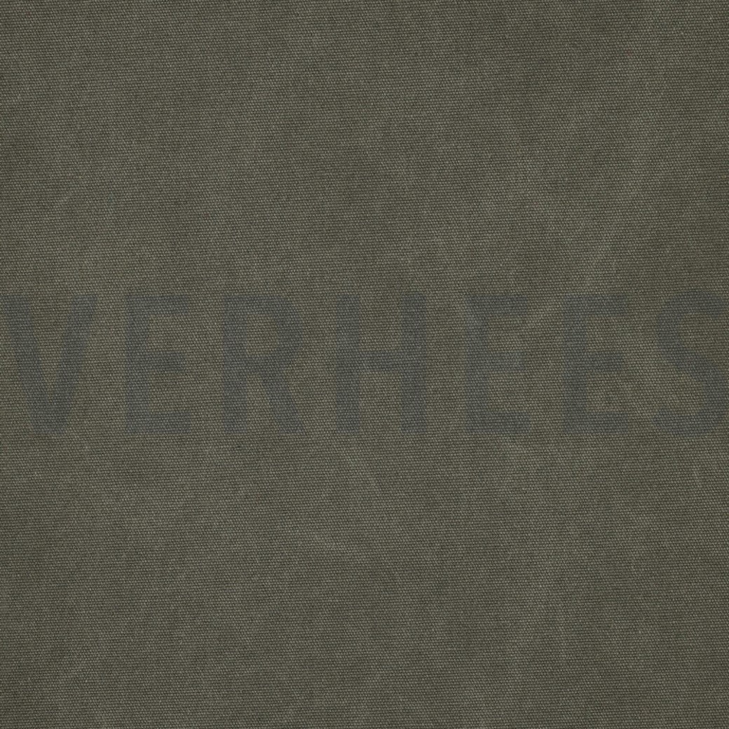 CANVAS STONEWASHED ARMY GREEN