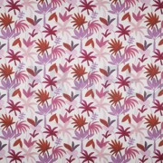 COTTON VOILE DIGITAL PALM HAVEN RED (thumbnail)