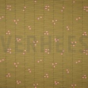 FINE POPLIN BROKEN STRIPE GREEN (thumbnail)