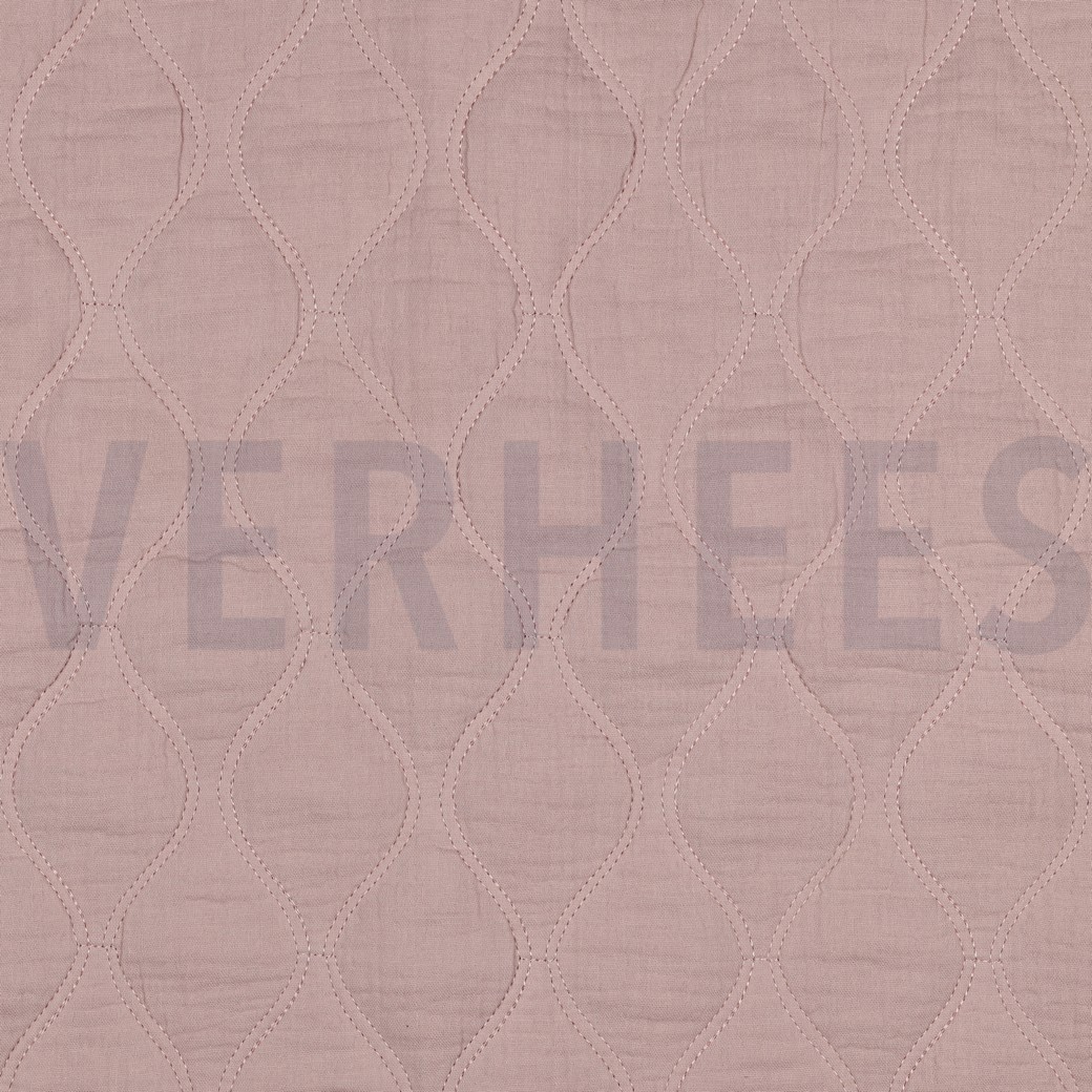 DOUBLE GAUZE QUILT SOFT ROSE (hover)