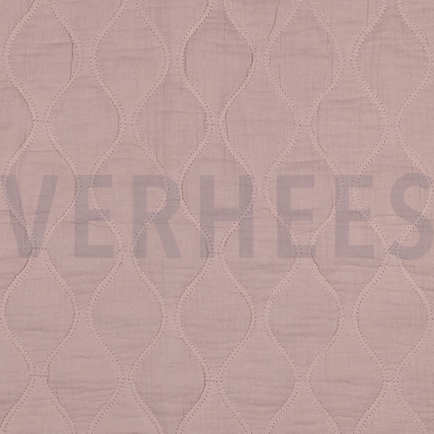 DOUBLE GAUZE QUILT SOFT ROSE (hover)