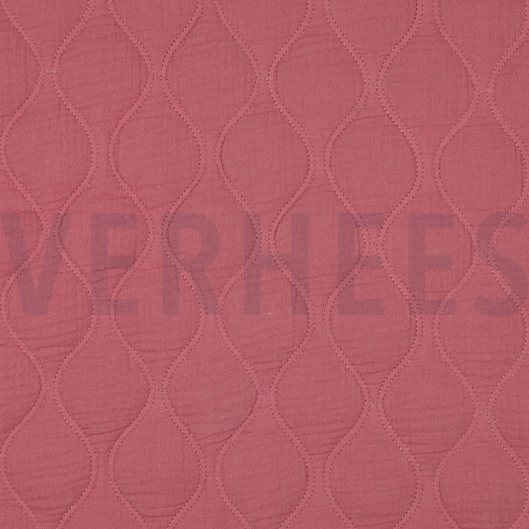 DOUBLE GAUZE QUILT MAUVE