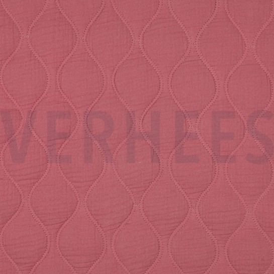 MUSSELIN QUILT MAUVE #7