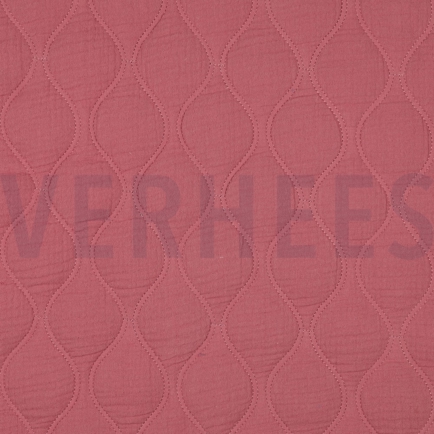 DOUBLE GAUZE QUILT MAUVE (hover)