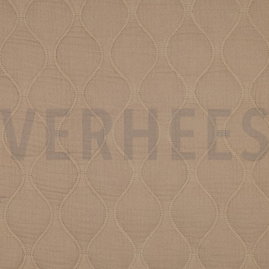 DOUBLE GAUZE QUILT BEIGE #7