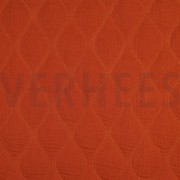 DOUBLE GAUZE QUILT RUST (thumbnail)
