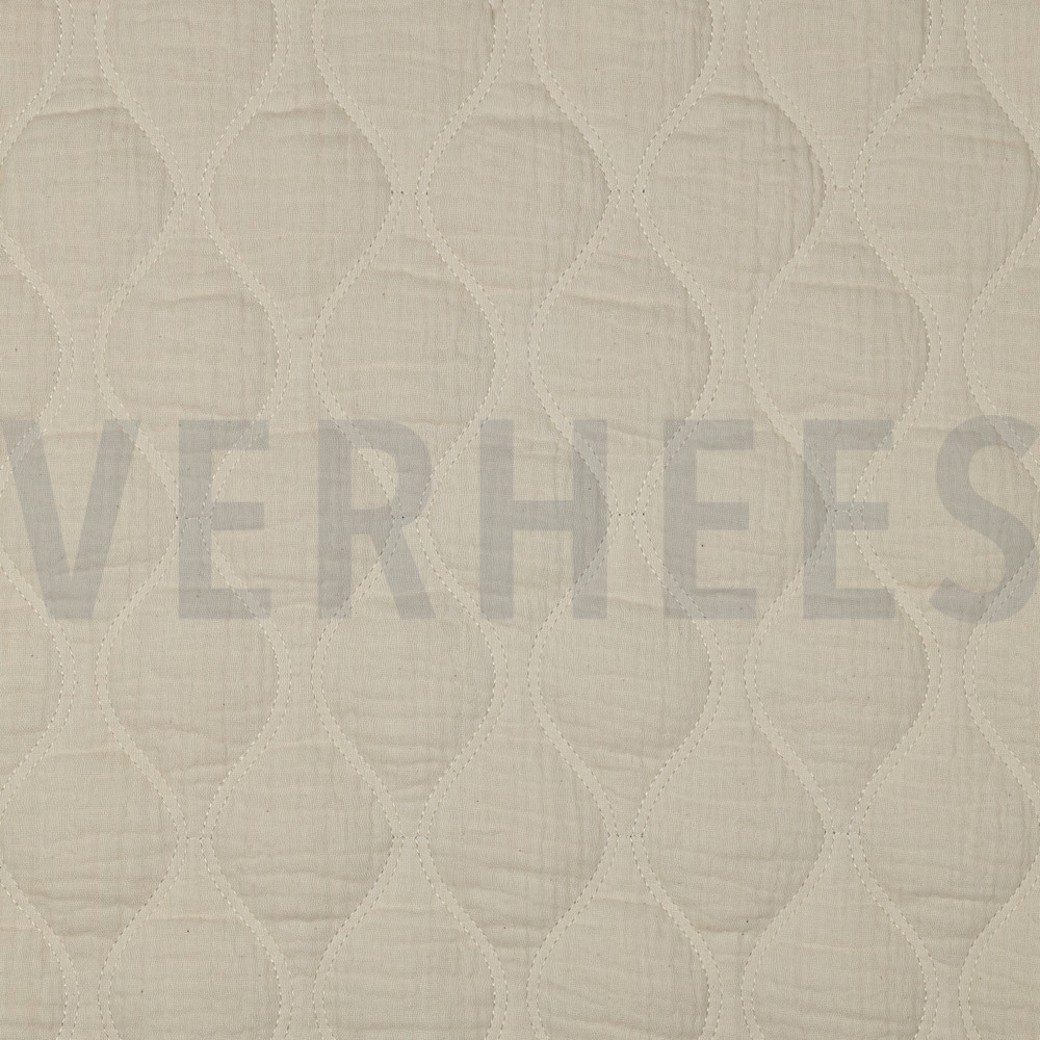 DOUBLE GAUZE QUILT NATURAL