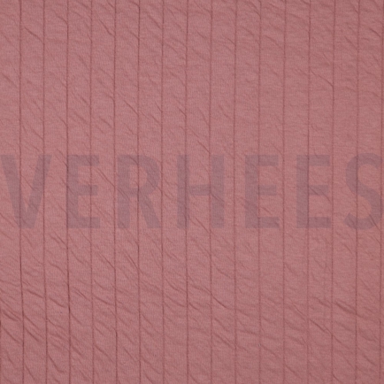 QUILTED JERSEY STRIPE DARK ROSE (hover)