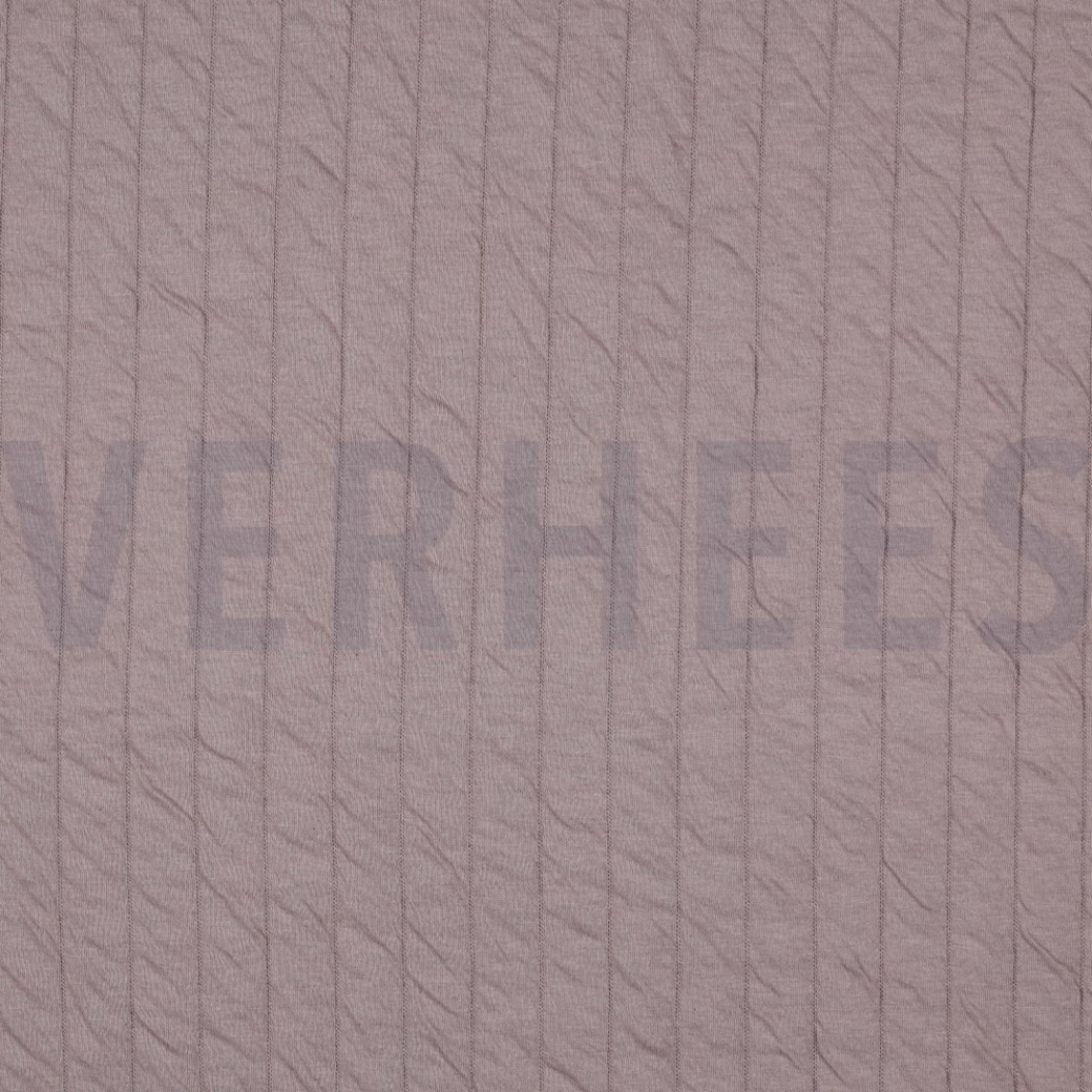 QUILTED JERSEY STRIPE OLD PURPLE