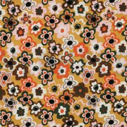 FRENCH TERRY FLOWERS CAMEL (thumbnail)