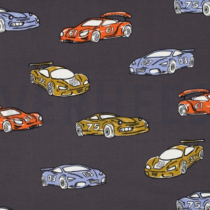 FRENCH TERRY RACECARS GREY (hover)