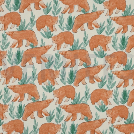 FRENCH TERRY DIGITAL BÄREN ECRU (hover)