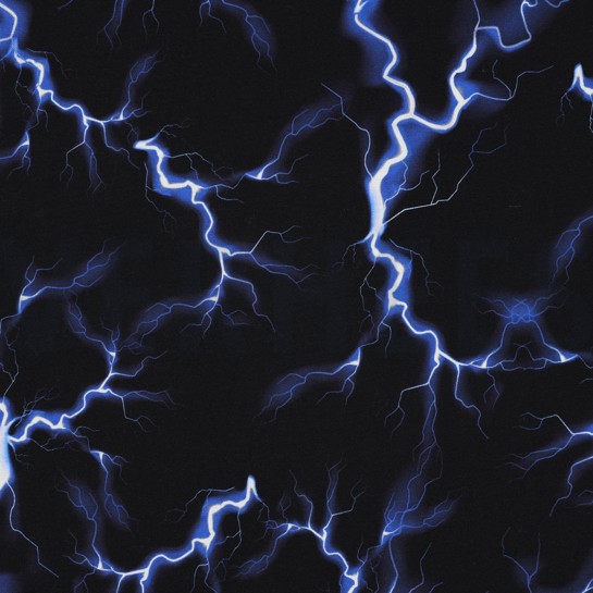 FRENCH TERRY DIGITAL LIGHTNING BLACK #7