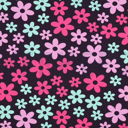 SOFT SWEAT BLOEMEN ANTRACIET #7