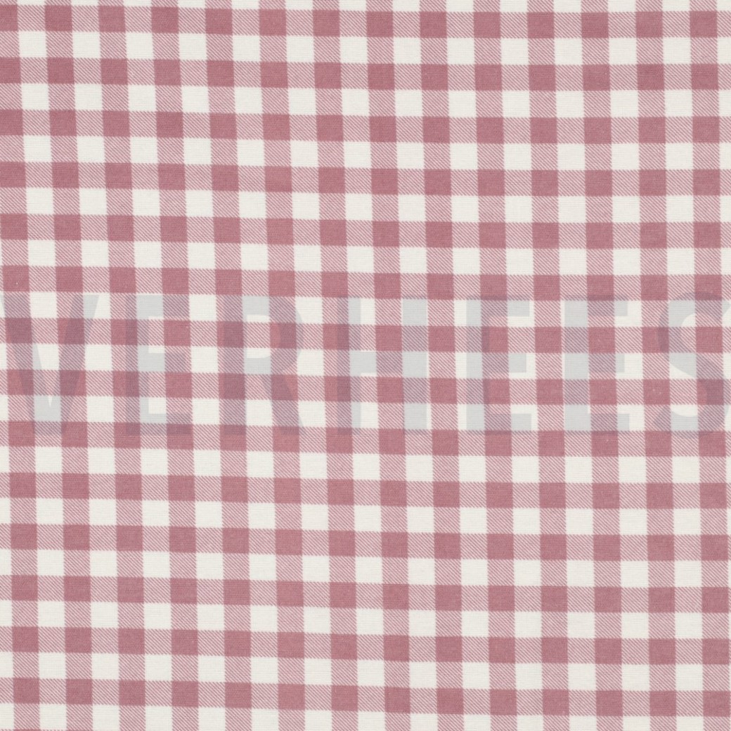 FLANNEL CHECKS MAUVE
