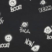 SOFTSHELL DIGITAL GRAFFITI BLACK (thumbnail)