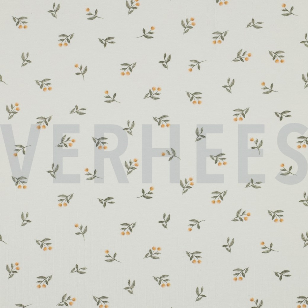 JERSEY DIGITAL FOREST ANIMALS WHITE