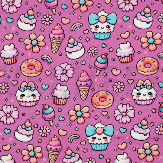 JERSEY DIGITAL NAHRUNG FUCHSIE #7