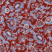PUNTA DI ROMA PAISLEY FLOWERS BORDEAUX (thumbnail)
