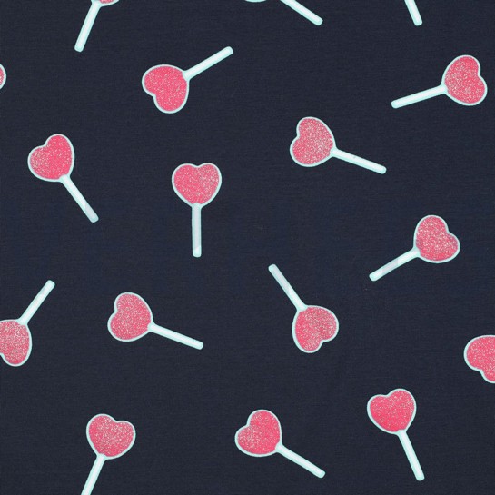 JERSEY GLITZER LOLLIPOP MARINEBLAU #7