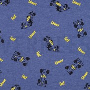 JERSEY MELANGE RACECARS COBALT (thumbnail)