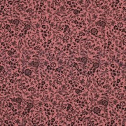 DOUBLE GAUZE FLOWERS BORDEAUX (thumbnail)