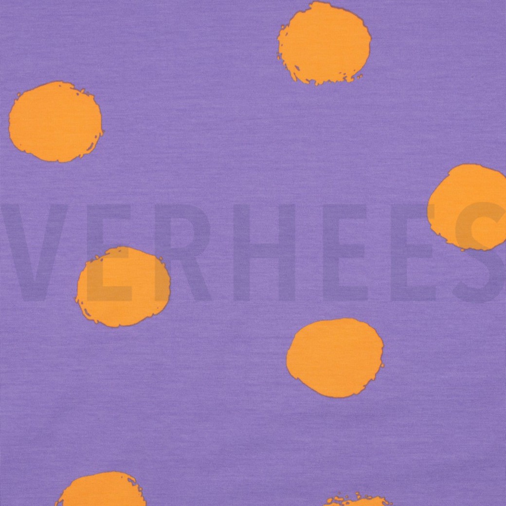 JERSEY BIG DOTS LAVENDER