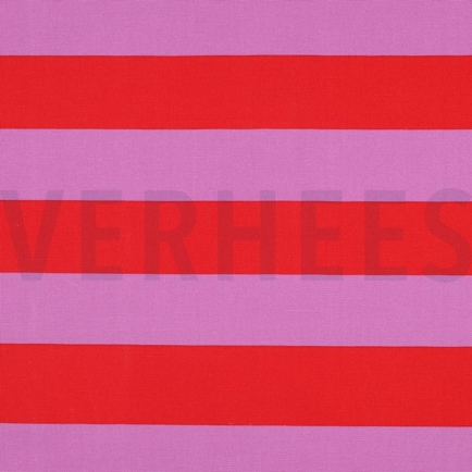 CANVAS STRIPES RED/MAUVE (hover)