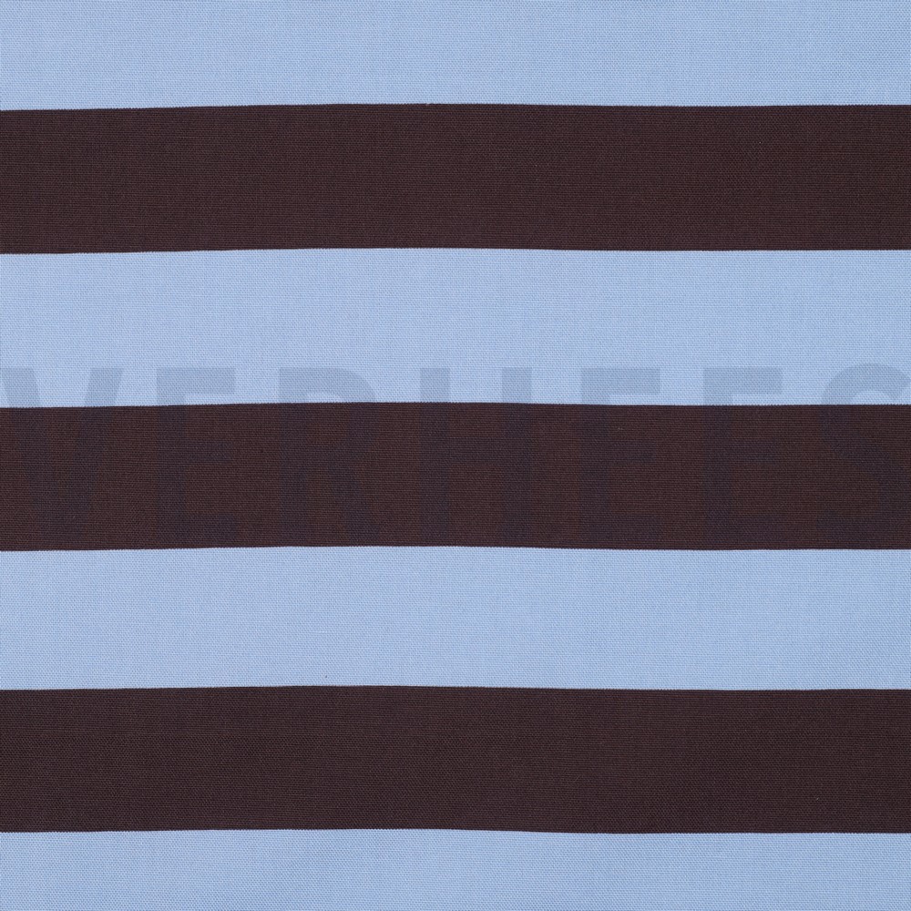 CANVAS STRIPES LIGHT BLUE / DARK PURPLE