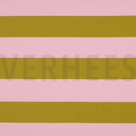 CANVAS STRIPES LIGHT PINK / OCHRE (hover)