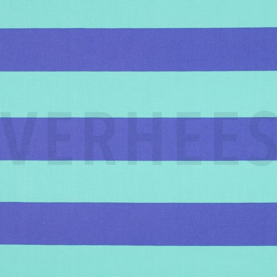 CANVAS STRIPES MINT/BLUE #7