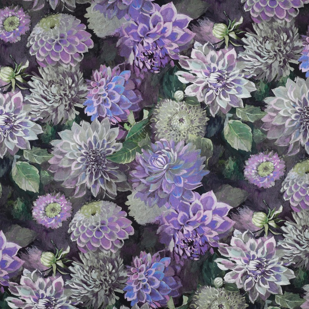 CANVAS DIGITAL FLOWERS PURPLE