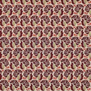 FINE POPLIN FLOWERS BORDEAUX (thumbnail)