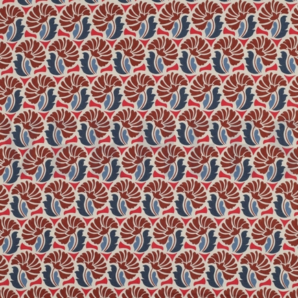 FINE POPLIN FLOWERS JEANS (hover)