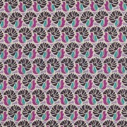 FINE POPLIN FLOWERS PURPLE (thumbnail)