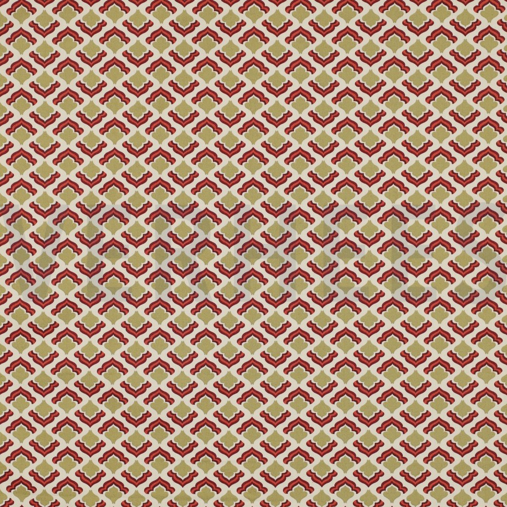 FINE POPLIN FLOWERS BORDEAUX