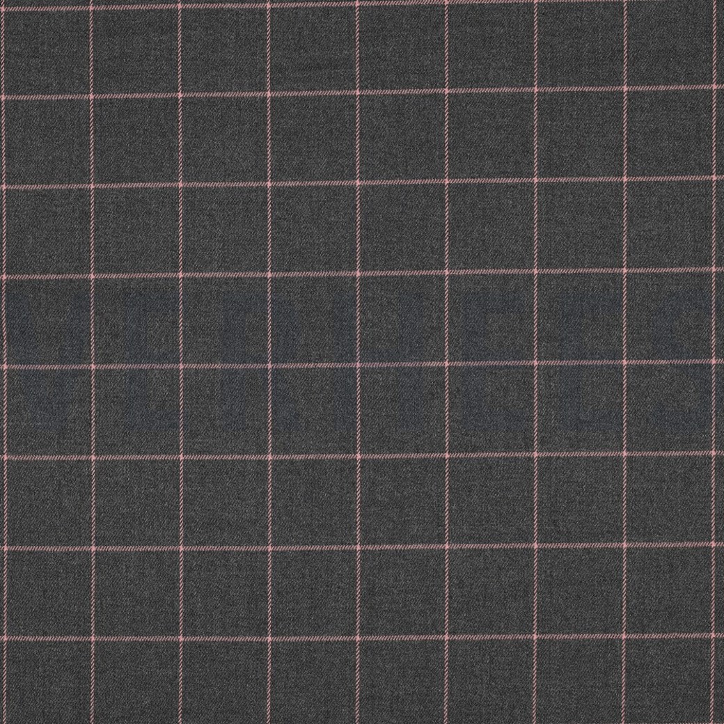 CHECK GREY MELANGE/ ROSE