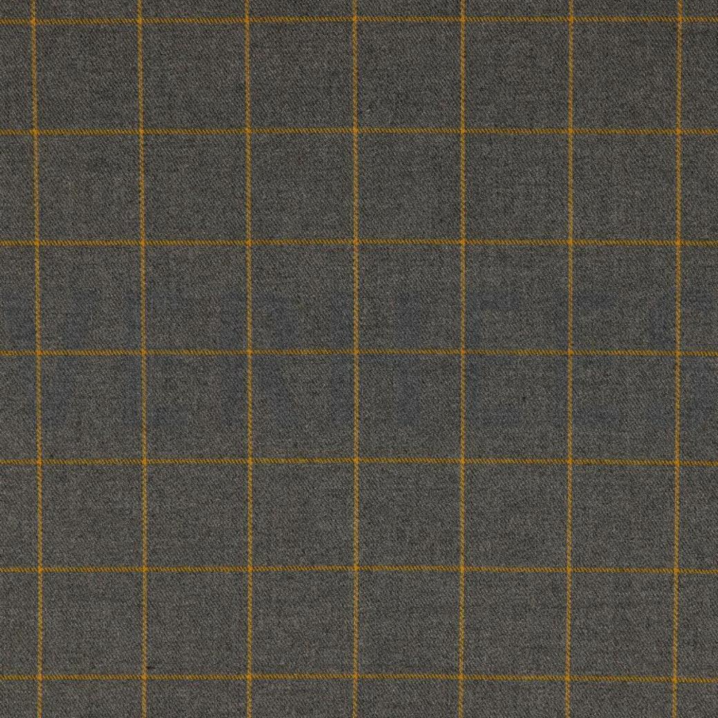 CHECK GREY MELANGE/OCHRE