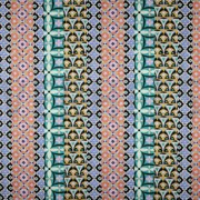 COTTON SATIN DIGITAL GEOMETRIC BLUE (thumbnail)