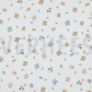 DOUBLE GAUZE FLOWERS WHITE (thumbnail)