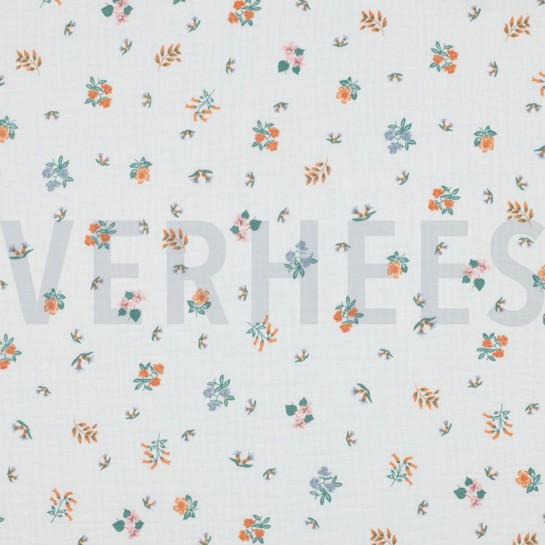 DOUBLE GAUZE FLOWERS WHITE #7