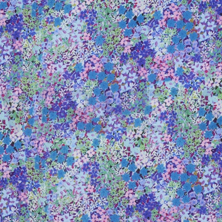 LENZING™ ECOVERO™ DIGITAL BLUMEN BLAU (hover)