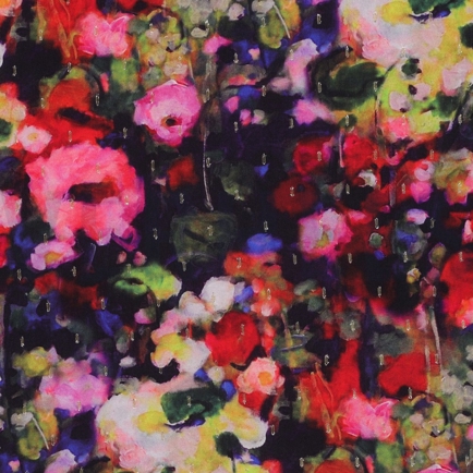 VISKOSE LUREX DIGITAL ABSTRACT MARINEBLAU (hover)