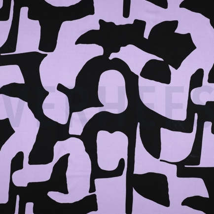 VISKOSE ROSELLA STRETCH GEOMETRISCH LAVENDEL (hover)