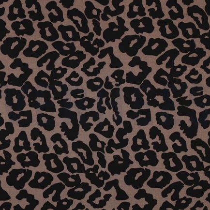 VISCOSE ROSELLA STRETCH ANIMAL SKIN BROWN (hover)