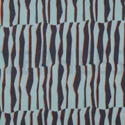 COTTON VOILE GEOMETRIC LIGHT PETROL (thumbnail)
